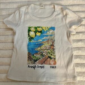 Full Tilt Amalfi Coast Graphic Tee Size L